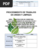 Pro-Sst-004 - Orden y Limpieza