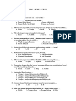 Soal Latihan Ujian Akhir 1 MM2 Revisi