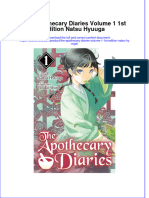 Get The Apothecary Diaries Volume 1 1st Edition Natsu Hyuuga PDF Full Chapter