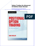 PDF Positional Option Trading An Advanced Guide 1st Edition Euan Sinclair All Chapter