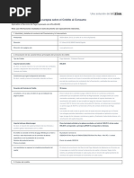 Informacion Precontractual Credito Consumo