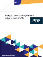 Using AI For SEO Projects and Drive Organic Traffic