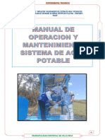 Manual de O&m - Agua Potable