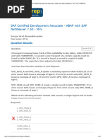 SAP Certified Development Associate ABAP With SAP NetWeaver 7.50 Mini ERPPrep PDF