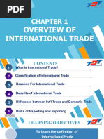 Chapter 1 - Overview of International Trade