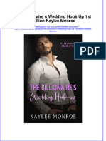 Dơnload The Billionaire S Wedding Hook Up 1st Edition Kaylee Monroe Full Chapter