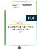 Document de Formation PNAPAS - LECTURE ECRITURE CP