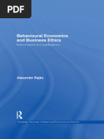 Behavioural Economics and Busin - Rajko, Alexander