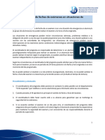 Guía Sobre Cambios de Fecha