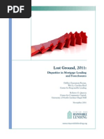 Lost Ground, 2011:: Disparities in Mortgage Lending and Foreclosures