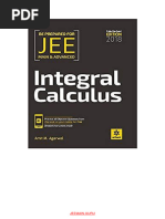 Amit M Agarwal Integral Calculus Iit Jee Main Advanced Fully Revised Edition For Iitjee Arihant Meerut PDF PDF Free