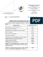 Modalités Finissants