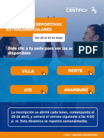 Actividades Extracurriculares Deportivas Portada