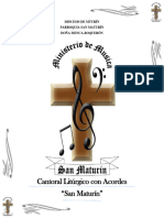 Cantoral Liturgico Con Acordes SAN MATURÍN. Actualizado 13 de Febrero de 2023