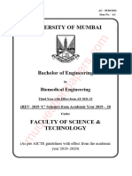 Be - Biomedical Engineering - Third Year Te Semester 5 Rev 2019 C Scheme