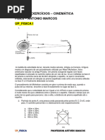 Lista de Exercícios - Cinematica