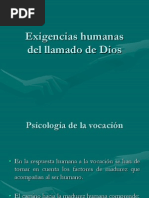 Exigencias Humanas