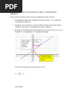 2-Ecuación de La Recta A Través de Su Gráfico.