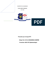 Groupe #4 TP N °2 GESTION DE CATASTROPHES ET DES ÉPIDÉMIES 2