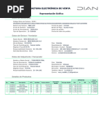 Factura Electrónica de Venta: Representación Gráfica