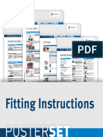 Fitting Instructions Poster Set English