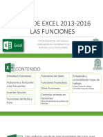 Curso de Excel 2013-2016 Las Funciones