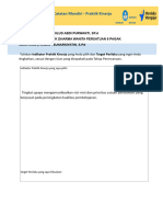 Formulir Observasi Catatan Mandiri DWP 6 PGK