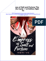 Get The Empress of Salt and Fortune The Singing Hills Cycle 1 1st Edition Nghi Vo PDF Full Chapter