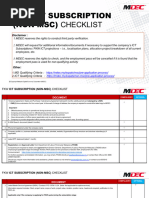 MDEC Expat FKW Checklist