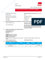 Safety Data Sheet - Ammonia Solution - SDB-CP17-IE-EN