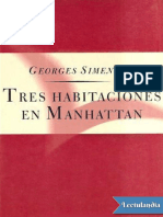 Tres Habitaciones en Manhattan - Georges Simenon