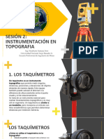 Sesión 2 - Instrumentos y Equipos Topográficos Básicos