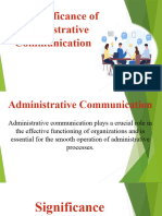 GELA The Significance of Administrative Communication