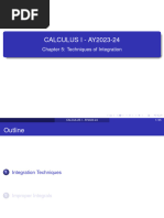 Calculus I - Chapter 5 (Printed Version)