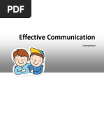 Participant Notes-Effective Communication