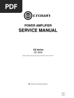 Crown CE4000 Service Manual - PDF Versión 1