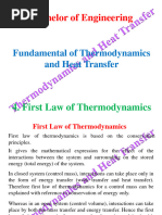 First Law of Thermodynamics