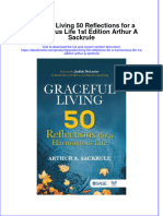 Dơnload Graceful Living 50 Reflections For A Harmonious Life 1st Edition Arthur A Sackrule Full Chapter