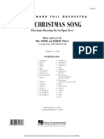 The Christmas Song Chestnuts Roasting On An Open Fire Full Score