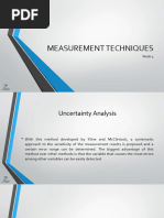 Measurement Techniques - Week 4