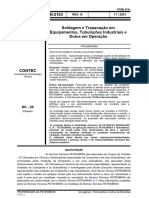 N-2163 Soldagem e Trepanação em Equipamentos, Tubulações Industriais e Dutos em Operação