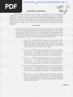 Chiquita Wolf Settlement Agreement R 3833-1