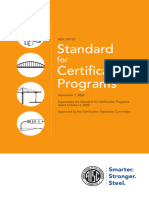 Standard Certification Programs: AISC 207-23