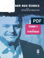 Sentrainer Aux Echecs Avec Etienne Bacrot Tome 1 La Strategie