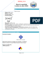 HDSM - 0116 - Carburo de Calcio - 31.05.2016