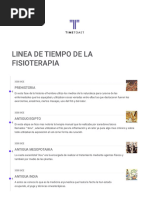 Linea de Tiempo de La Fisioterapia Timeline - Timetoast Timelines