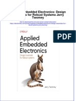 Dơnload Applied Embedded Electronics: Design Essentials For Robust Systems Jerry Twomey Full Chapter