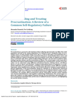 Understanding and Treating Procrastination - A Review of A Common Self-Regulatory Failure