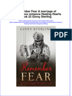 Dơnload Remember Fear A Marriage of Convenience Romance Healing Hearts Book 22 Ginny Sterling Full Chapter