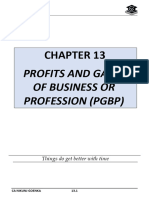 PGBP Chapter Notes - Notes - Nikunj Goenka Sir